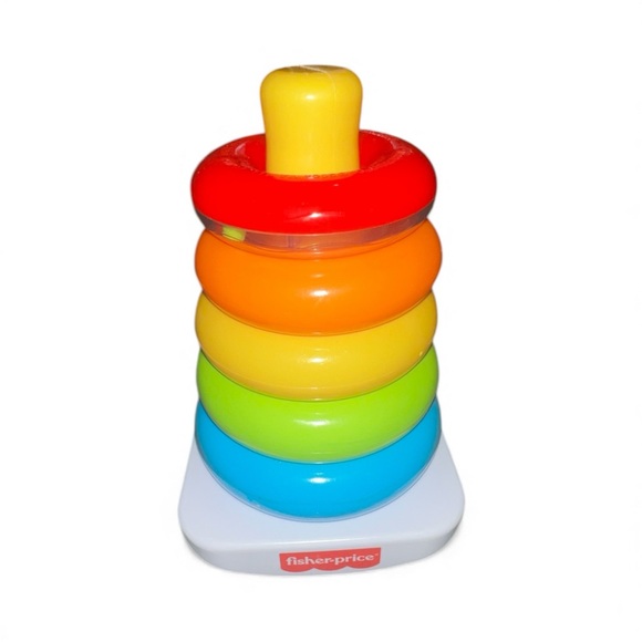 5/$25 Fisher-Price Colorful Stacking Rings - Picture 3 of 5